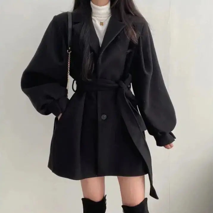 Thickened Wool Coat for women